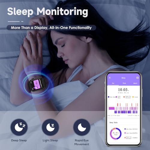 Smart Watch for Women Men, 1.83" HD Smartwatch with 120 Sports Modes, Heart Rate/Sleep Monitor, IP67 Waterproof, Bluetooth Call & Music Control for iPhone/Android - Image 7