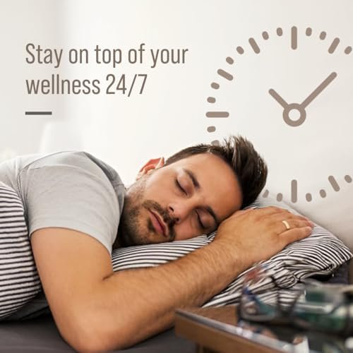 Herz P1 Smart Ring for Women & Men - (Size 13) 24/7 Health Metrics Fitness Ring, Tracks 20+ Biometrics, 6 Day Battery Life, Waterproof Stainless Steel, Free APP for iOS Android, No Subscription - Image 8