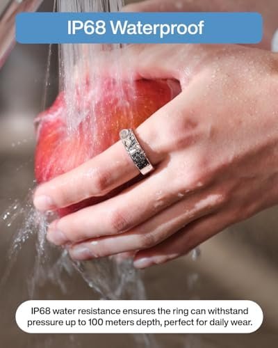 RingConn Gen 2 Air, Ultra-Thin AI Smart Ring, 10-Day Battery Life, Fitness/Sleep/Stress/HR Tracker for Women&Men, No App Fee for Standard Features, iOS & Android Compatible (Size 12, Dune Gold) - Image 5