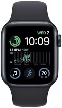 Apple Watch Series 7 (GPS, 45mm) Midnight Aluminum Case with Midnight Sport Band (Renewed) - Image 2