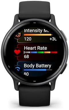 Garmin vívoactive 5, Health and Fitness GPS Smartwatch, AMOLED Display, Up to 11 Days of Battery, Black - Image 2