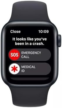 Apple Watch Series 7 (GPS, 45mm) Midnight Aluminum Case with Midnight Sport Band (Renewed) - Image 3