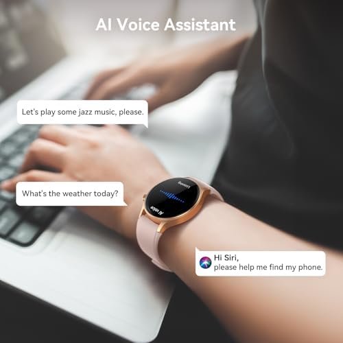 aeac Smart Watch for Women, AMOLED Ultra-Clear Screen Activity Trackers with Heart Rate/Sleep/SpO2 Monitor, Smartwatch for iPhone/Samsung/Android, 110+ Sport Modes Waterproof Fitness Reloj Inteligente - Image 7