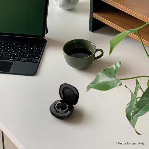 Herz P1 Rapid Charging Case - Smart Ring Portable Charging Case with 200 mAh Battery Magnetic Charger | Charges Herz P1 Smart Ring 8 Times | Compact & Lightweight Design for Travel Black - Image 9