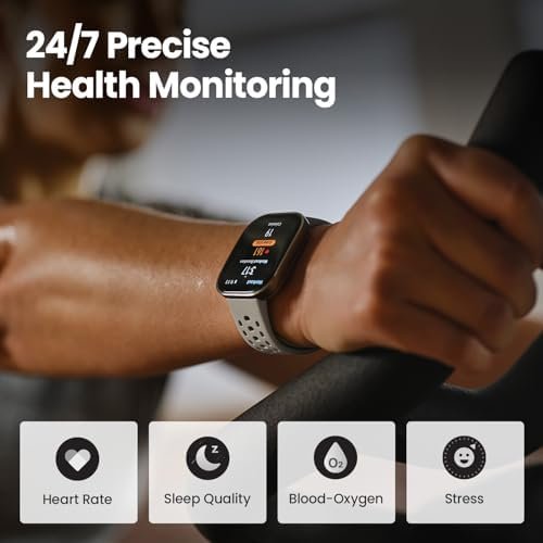 Amazfit Bip 6 Smart Watch 46mm, 14 Day Battery, 1.97" AMOLED Display, GPS & Free Maps, AI, Bluetooth Call & Text, Health, Fitness & Sleep Tracker, 140+ Workout Modes, 5 ATM Water-Resistance, Black - Image 6