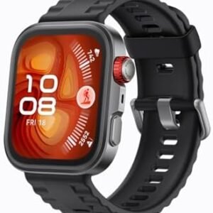 HUAWEI Watch FIT4 Pro Smartwatch, 1.82" Sapphire Display Titanium Alloy Bezel, Up to 10-Day Battery Life, Dual Band GPS, Golf Courses map, 40 m Free Diving, Compatible with Android iOS, Black