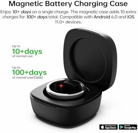 FitElf 3 Pro Smart Ring—Health & Fitness Tracker for Women & Men | Monitor Heart Rate, Sleep & Blood Pressure | IP68 Waterproof | 10-Day Battery | No Subscription Needed (Sliver, 8) - Image 7