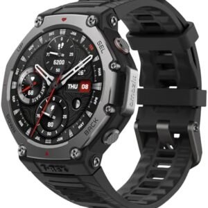 Amazfit T-Rex 3 Outdoor Smart Watch 48mm AMOLED Display, Offline Maps & Navigation, 6 Satellite Systems Dual Band GPS, 27 Days Battery Life, 170+ Sports Mode, 45m Freediving for Android, iPhone
