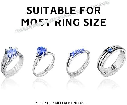 Ring Size Adjuster for Loose Rings,12 Pack-4 Sizes Invisible Transparent Silicone Guards Clip Jewelry Fitter Resizer,Fit Almost Any Ring for Women and Men - Image 7