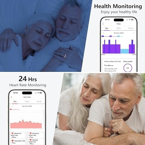 Thin Smart Ring for Fitness & Health Tracking -Pedometer,Sleep/Heart Rate/Blood Oxygen Monitor, Gesture Control / 5ATM Waterproof -No APP Subscription Compatible with Smart Phone (Rose Gold, 10) - Image 4