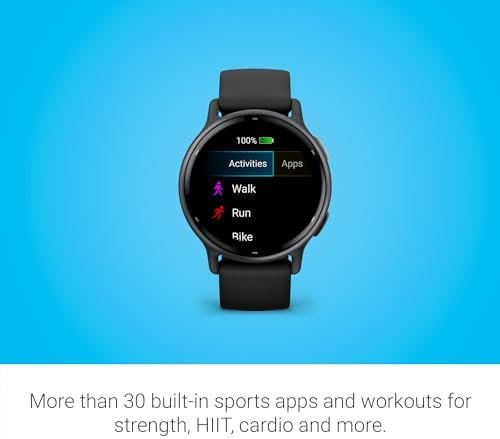 Garmin vívoactive 5, Health and Fitness GPS Smartwatch, AMOLED Display, Up to 11 Days of Battery, Black - Image 5