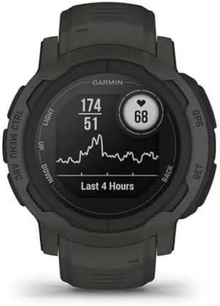 Garmin 010-02626-10 Instinct 2, Rugged Outdoor Watch with GPS, Built for All Elements, Multi-GNSS Support, Tracback Routing and More, graphite - Image 2
