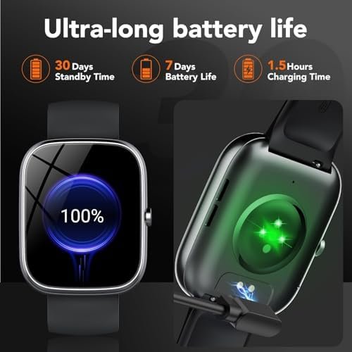 Smart Watch for Men Women (Answer/Make Calls), 1.91" HD Smartwatch with Heart Rate Monitor Sleep Monitor, IP68 Waterproof, 115+ Sports Activity Trackers with Pedometer, Fitness Watch for Android/iOS - Image 6