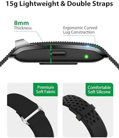 Smart Bracelet, Wearable Activity & Fitness Tracker Band, 24H Sleep Tracker, All-Day Continuous Heart Rate Blood Pressure Stress HRV Monitor, 120+ Sport Modes Smart Wristband with Free APP 2 Bands - Image 6