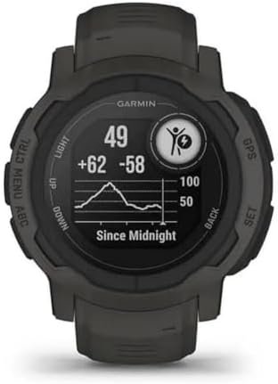Garmin 010-02626-10 Instinct 2, Rugged Outdoor Watch with GPS, Built for All Elements, Multi-GNSS Support, Tracback Routing and More, graphite - Image 4