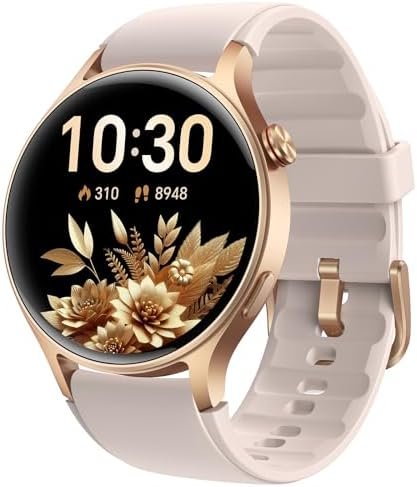 aeac Smart Watch for Women, AMOLED Ultra-Clear Screen Activity Trackers with Heart Rate/Sleep/SpO2 Monitor, Smartwatch for iPhone/Samsung/Android, 110+ Sport Modes Waterproof Fitness Reloj Inteligente