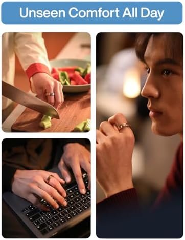 RingConn Gen 2 Air, Ultra-Thin AI Smart Ring, 10-Day Battery Life, Fitness/Sleep/Stress/HR Tracker for Women&Men, No App Fee for Standard Features, iOS & Android Compatible (Size 12, Galaxy Sliver) - Image 6