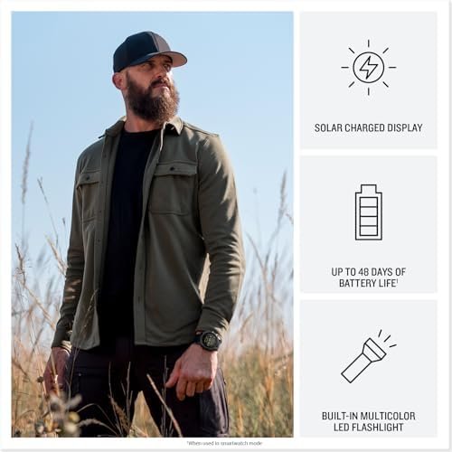 Garmin tactix® 8 51mm, Solar Charged Display, Elite, Premium Tactical GPS Smartwatch, Includes Applied Ballistics Elite™ Solver, Titanium Bezel, Sapphire Lens, 40-Meter Dive Rating - Image 3