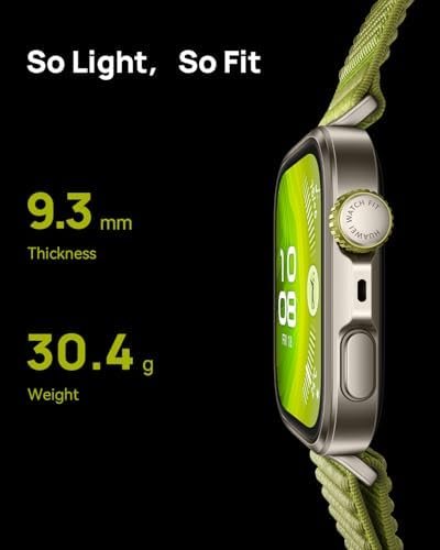 HUAWEI Watch FIT4 Pro Smartwatch, 1.82" Sapphire Display Titanium Alloy Bezel, Up to 10-Day Battery Life, Dual Band GPS, Golf Courses map, 40 m Free Diving, Compatible with Android iOS, Black - Image 8