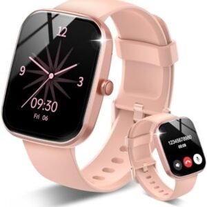 Smart Watch, 1.91" HD Screen Smartwatch for Men Women, Fitness Watch with Heart Rate/Sleep Monitor/Steps Monitor, 110+ Sports Modes, IP68 Waterproof Activity Trackers Pink