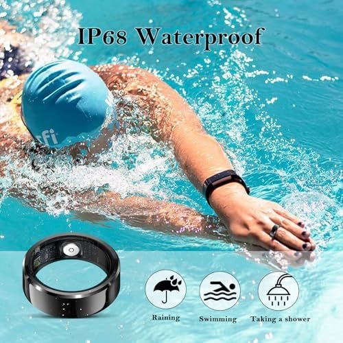 Smart Ring for Women Men-Wearable Fitness Tracker with Sleep Tracking Heart Rate Blood Oxygen Healthy Monitor Ring Activity Monitoring Steps Calories - Image 6