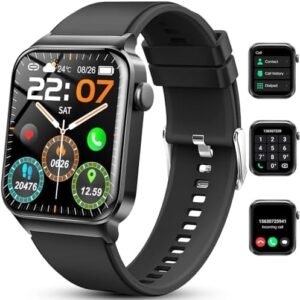 Smart Watch(Answer/Make Call), 1.85" HD Smartwatch for Men Women, 2025 New Fitness Watch with 113+ Sport Modes, Heart Rate/Sleep/SpO2/Calories Monitor, IP68 Waterproof Activity Tracker for Android iOS