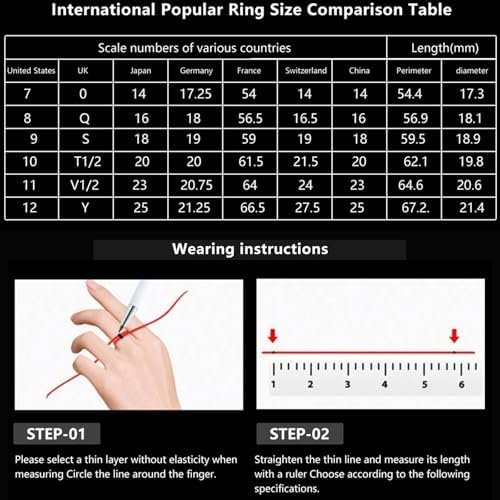 Smart Ring for Men & Women, Health Tracker Fitness Ring with Heart Rate, Blood Oxygen, Sleep Tracker, Step Counter and IP68 Waterproof & Long Endurance, No APP Subscription (Black,10#) - Image 7