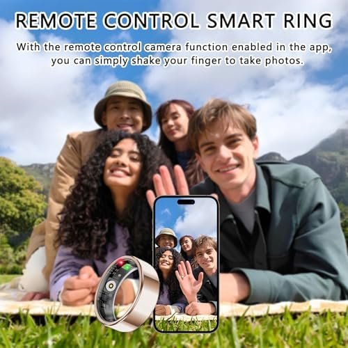 Smart Ring for Women Men, Sleep Tracker Ring, Waterproof Fitness Tracker Health Rings with Heart Rate Monitoring, Blood Oxygen,Stress Distance Calories Steps Tracking,No Subscription Fee(Rose Gold,#9) - Image 7