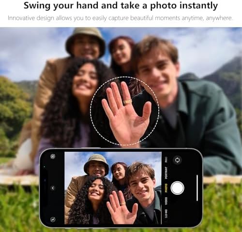 Fitness Tracker Smart Ring,Step Counter,Heart Rate Blood Oxygen Sleep Tracker Health Ring, 6ATM Waterproof Long Battery Life Smart Rings Compatible with iOS & Android (Rose Gold US8-2) - Image 5