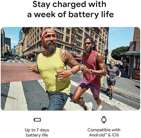 Fitbit Charge 6 Fitness Tracker with Google apps, Heart Rate on Exercise Equipment, 6-Months Premium Membership Included, GPS, Health Tools and More, Obsidian/Black, One Size (S & L Bands Included) - Image 3