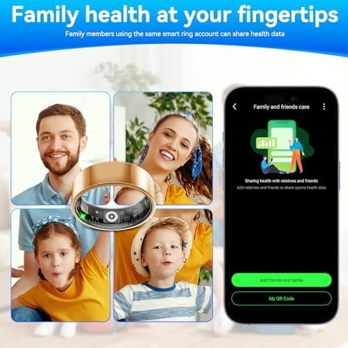 Smart Fitness Ring for Women Men - Activity & Health Tracker Ring with Heart Rate/Pressure/Sleep/Steps/Blood Oxygen Monitoring, 10ATM Waterproof for iPhone and Android, No Subscription Fee (10#) - Image 6