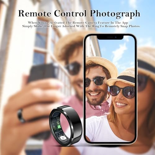 Smart Ring for Women Men-Wearable Fitness Tracker with Sleep Tracking Heart Rate Blood Oxygen Healthy Monitor Ring Activity Monitoring Steps Calories - Image 4