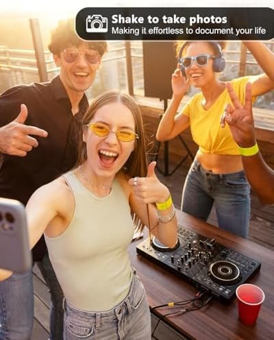 2025 New Smart Ring Health Tracker for Men Women - IP68 Waterproof Fitness Ring with Sleep Tracker/Heart Rate/Blood Oxygen/Steps/Distance/Calories,Air Gestures,Charging case Up to 7-Day - Image 4