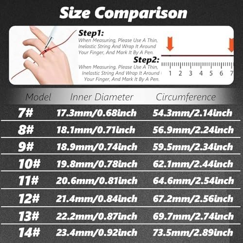 Smart Ring for Men Women with Black Charging Box, Bluetooth, Health Ring , IP68 Waterproof, Fitness Ring Tracks Heart Rate/Sleep/Steps/Sports Activities/Blood Oxygen,non-subscription app (Silver, 7) - Image 9