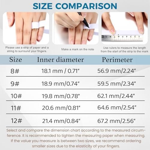 Smart Ring for Women Men Fitness Tracker with Blood Pressure,Heart Rate,Sleep Monitoring,Step Counting,for iPhone and Android,Waterproof smart blood pressure monitor,No Subscription Fees,Gold 11 size - Image 7