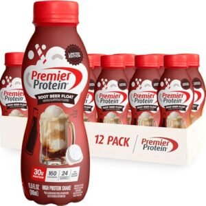 Premier Protein Shake, Limited Edition, Root Beer Float, 30g Protein, 1g Sugar, 24 Vitamins & Minerals, Nutrients to Support Immune Health, 11.5 fl oz, 12 Pack