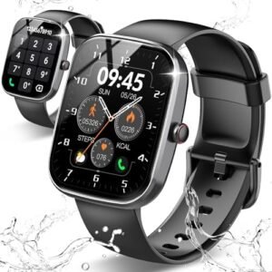 Smart Watch, 1.91" HD Screen Smartwatch for Men Women, Fitness Watch with Heart Rate/Sleep Monitor/Steps Monitor, 110+ Sports Modes, IP68 Waterproof Activity Trackers for Android iOS