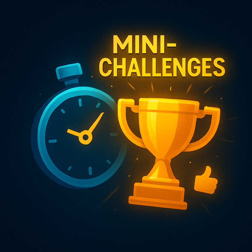 Mini-Challenges, Max Rewards!