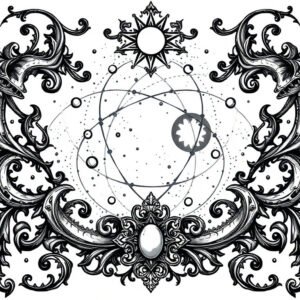 Adult Gothic Coloring 15 PDF Pack: ID 19320
