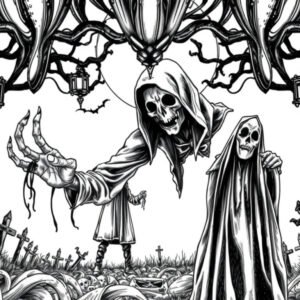 Adult Horror Coloring Pack 001