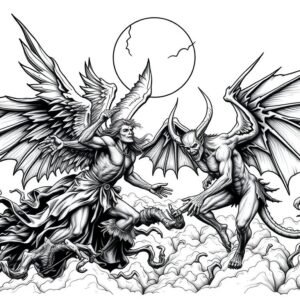 Adult Horror Coloring Pack 003